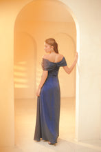 Load image into Gallery viewer, Off The Shoulder Twist Front Gown